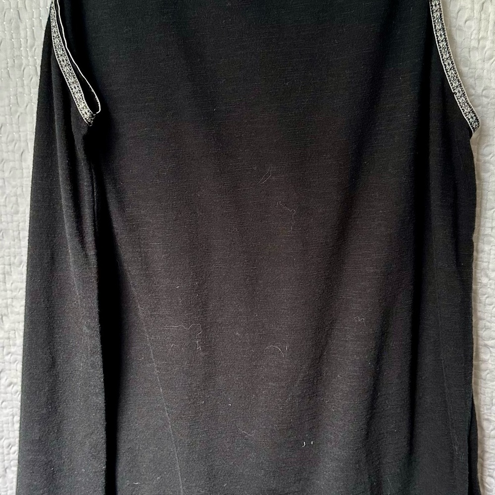 Roxy Eye On Summer Black Mock Neck Mini Dress Sz S - Picture 7 of 7